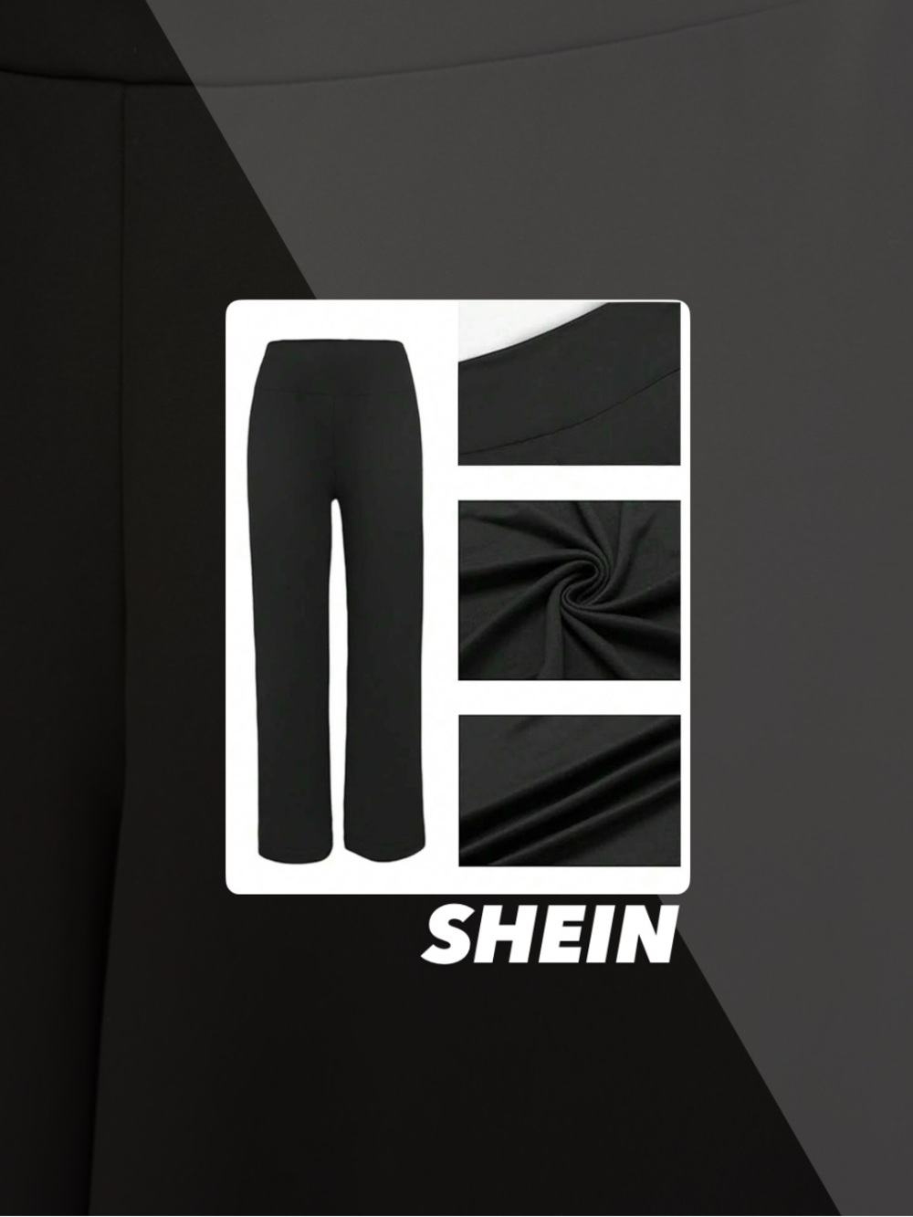 EUC SHEIN High Waist Wide Leg Pants